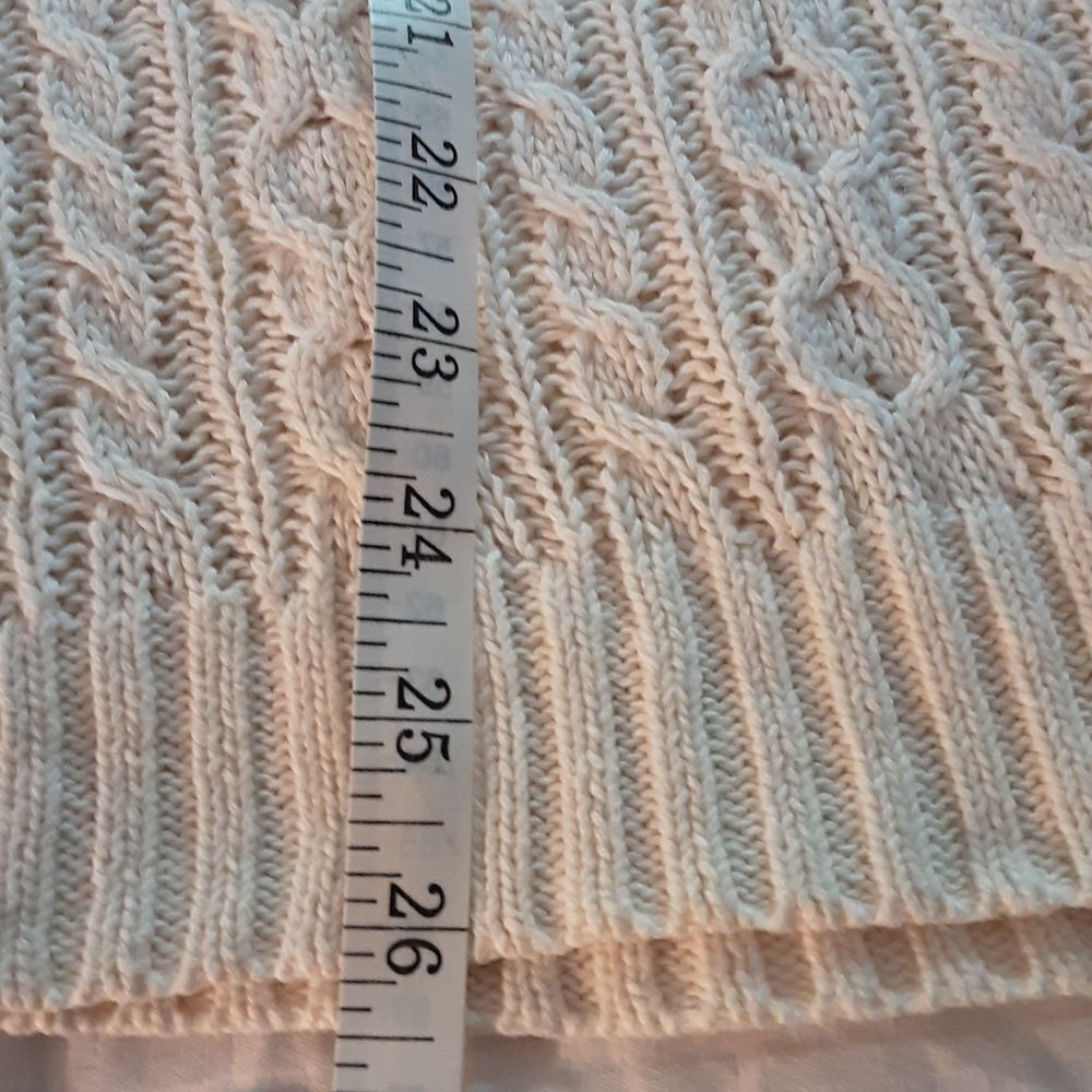 Oatmeal Linen Cable Knit Sweater - Picture 11 of 12